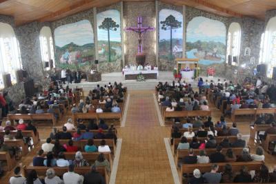 Missa de ação de graças encerrou as celebrações da 37ª edição da Festa em louvor a N. Sra. Aparecida de Laranjeiras do Sul